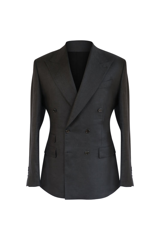 Black Linen Suit