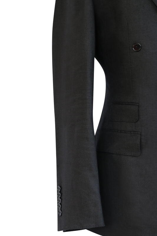 Black Linen Jacket