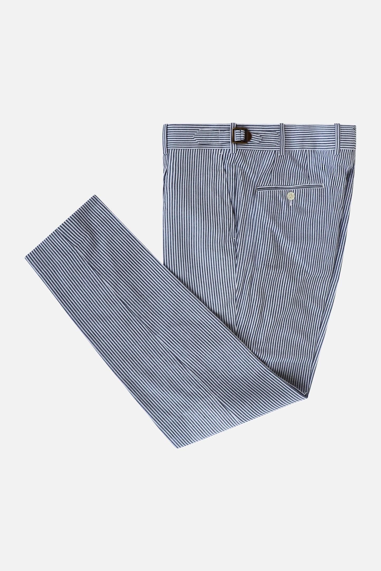 Stripe Blue Seersucker Suit