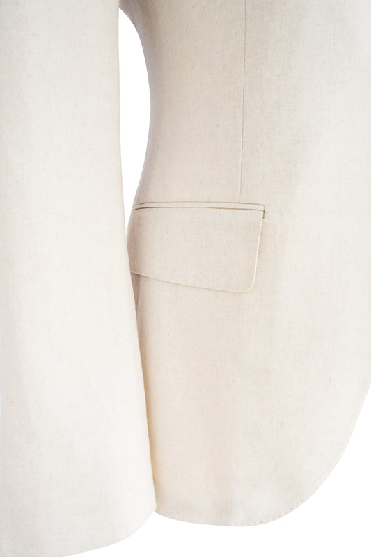Tan Linen Jacket