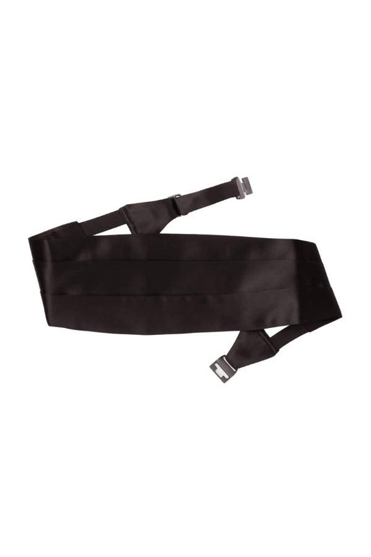 Black Silk Cummerbund