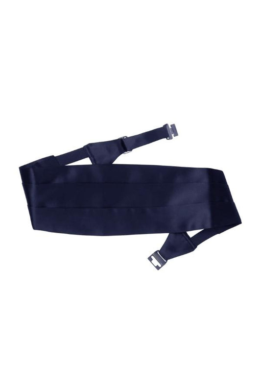 Navy Silk Cummerbund