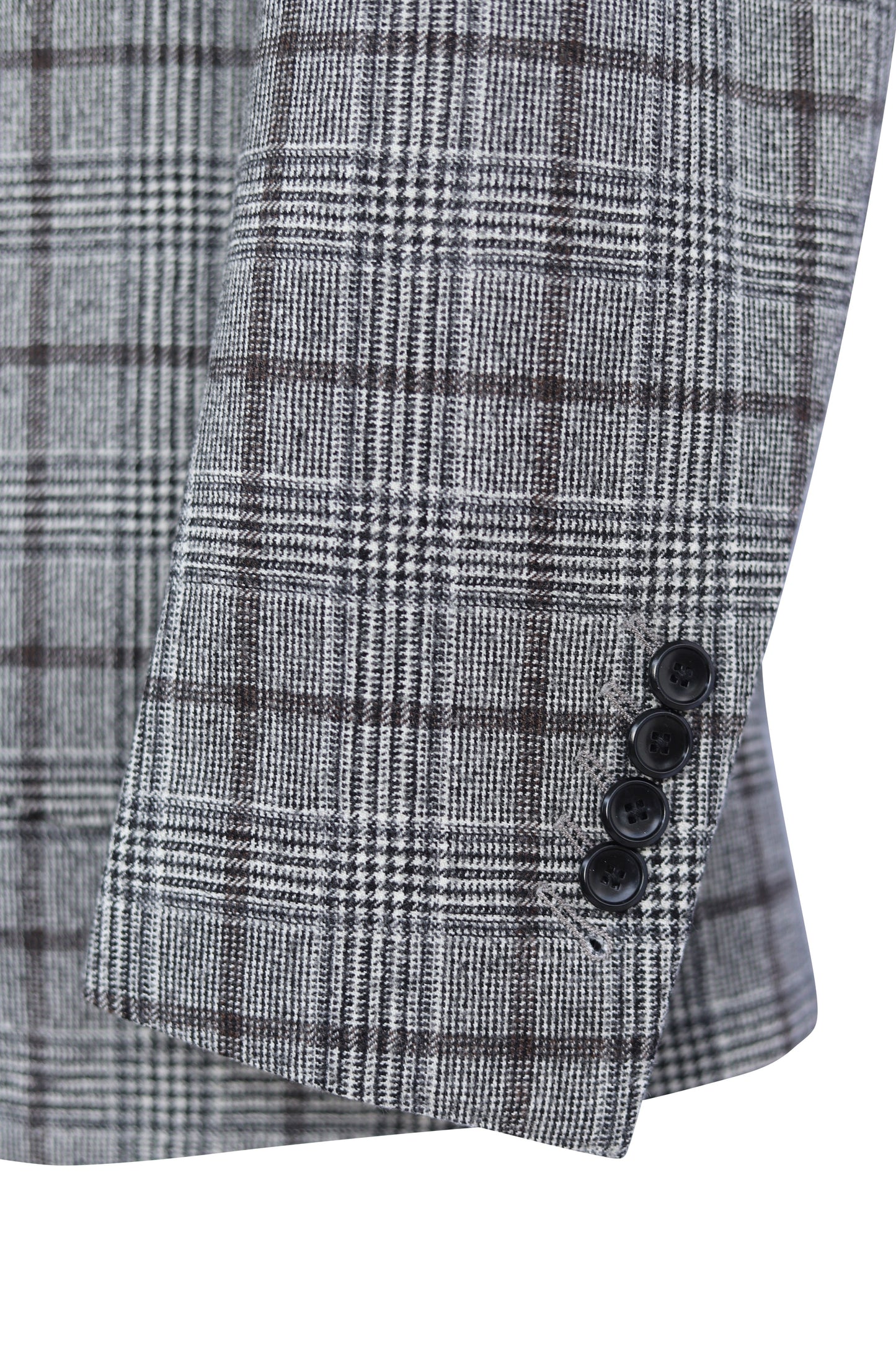 Houndstooth Grey Plaid Jacket