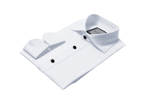 White Tuxedo Dress Shirt