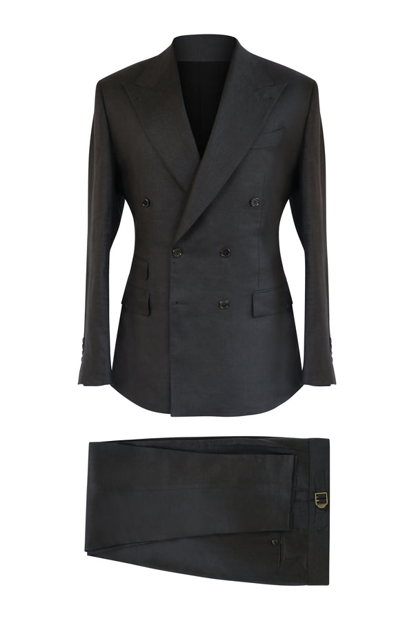Black Linen Suit