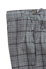 Houndstooth Grey Plaid Suit