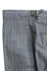 Iron Grey Pinstripe Pants