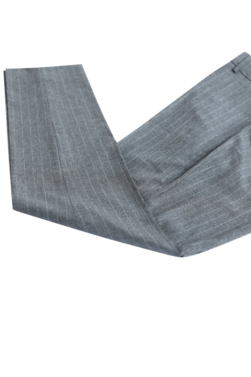 Iron Grey Pinstripe Pants