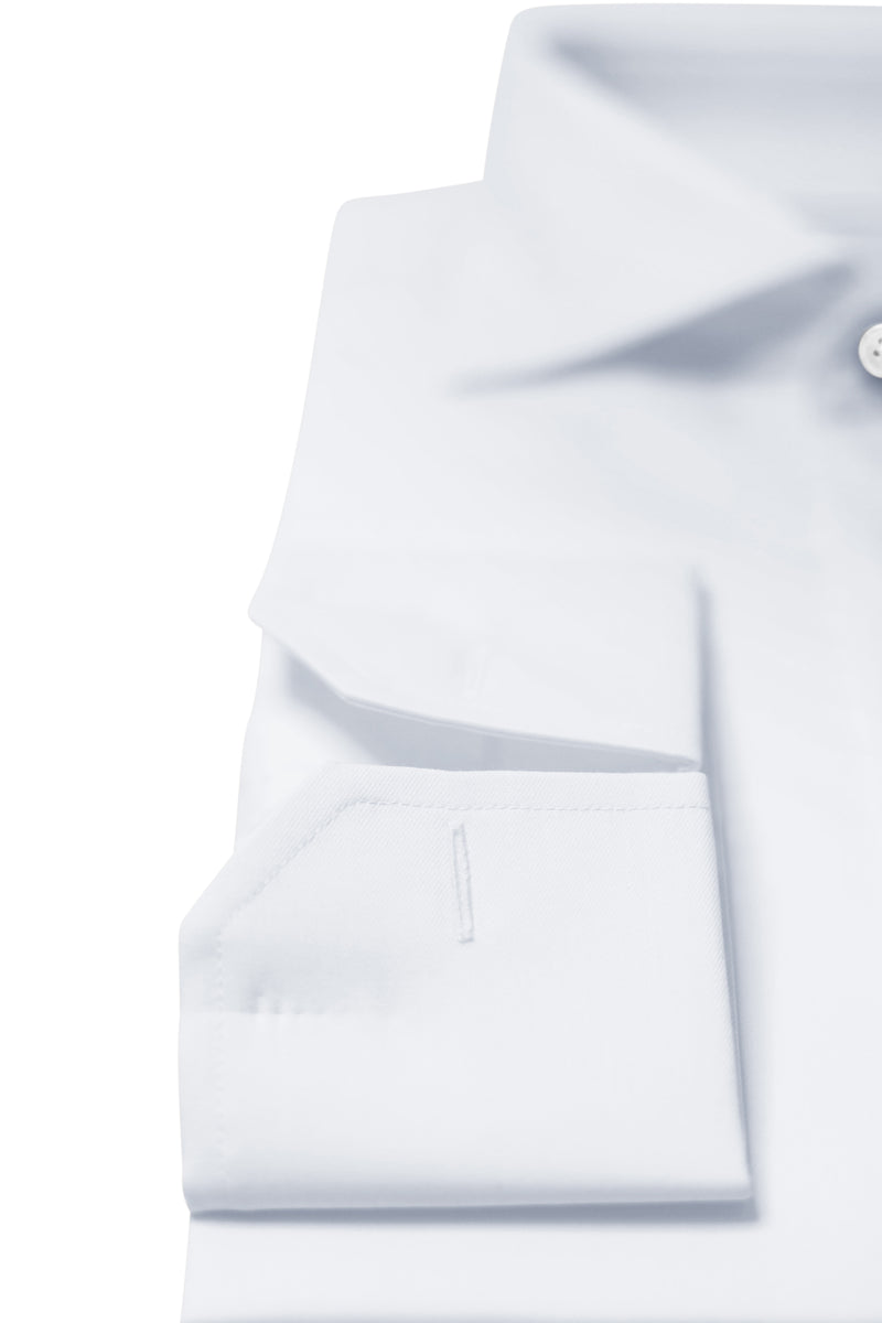 White Concealed Dress Shirt